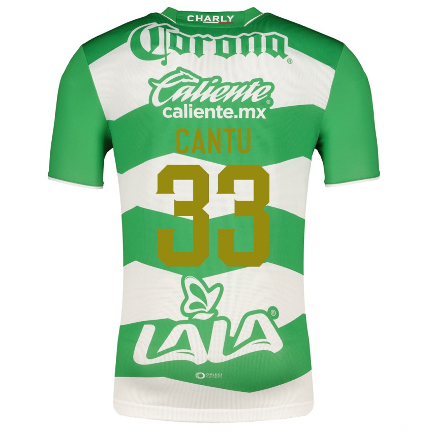 Niño Camiseta Aida Cantú #33 Verde 1ª Equipación 2023/24 La Camisa
