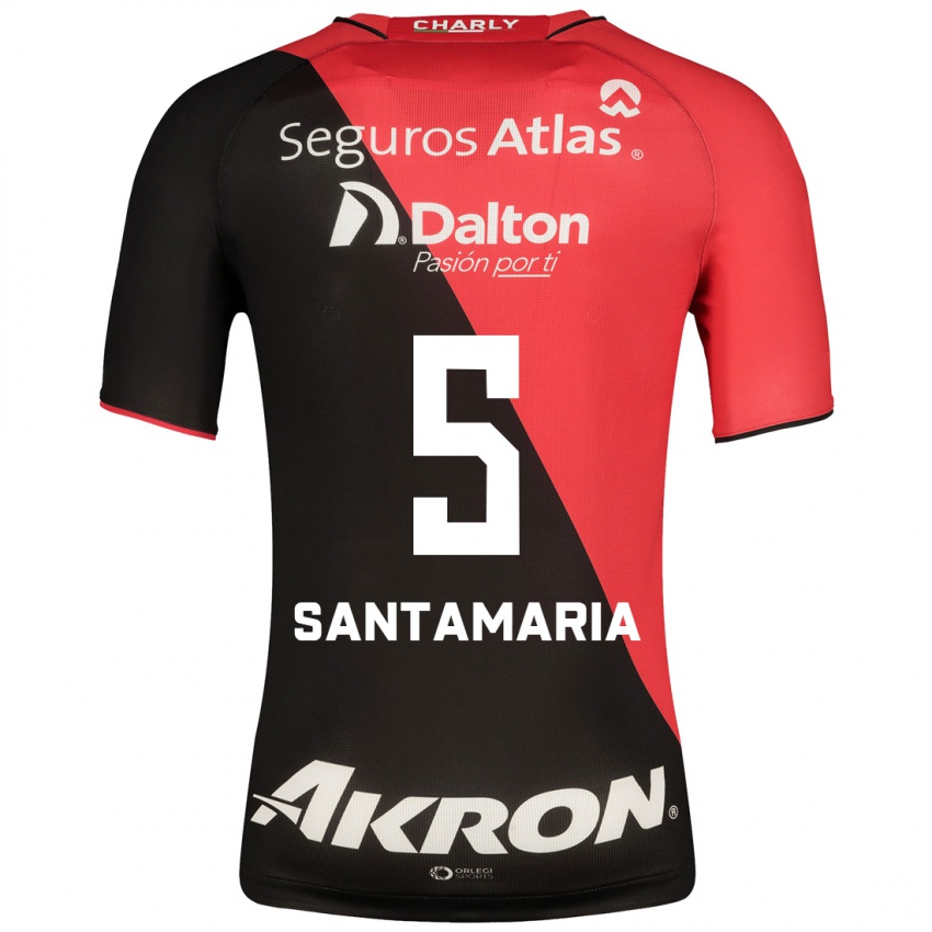 Niño Camiseta Anderson Santamaría #5 Negro 1ª Equipación 2023/24 La Camisa