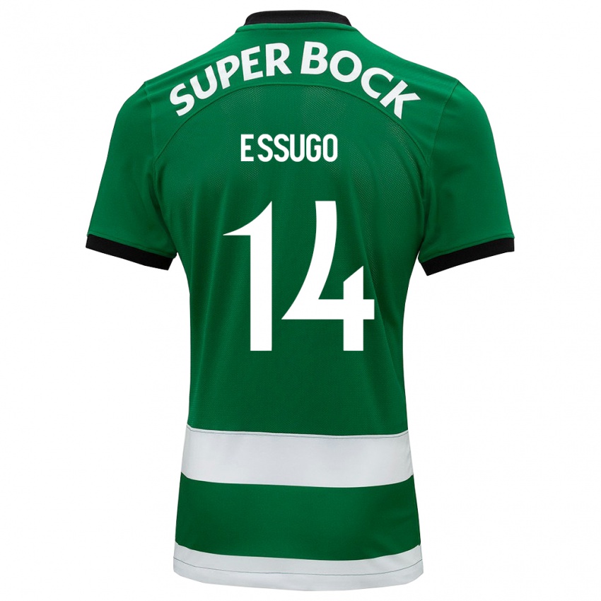 Niño Camiseta Dário Essugo #14 Verde 1ª Equipación 2023/24 La Camisa