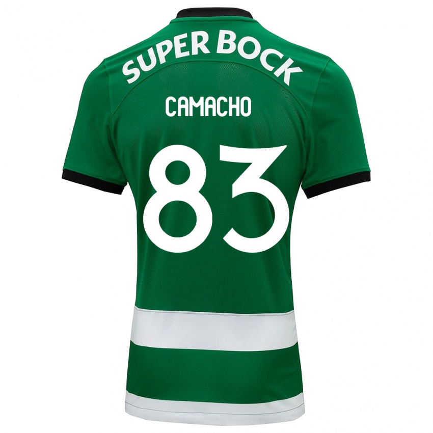 Niño Camiseta Rafael Camacho #83 Verde 1ª Equipación 2023/24 La Camisa