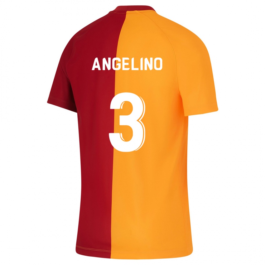 Niño Camiseta Angelino #3 Naranja 1ª Equipación 2023/24 La Camisa