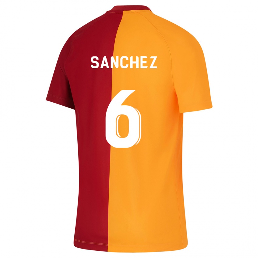 Niño Camiseta Davinson Sánchez #6 Naranja 1ª Equipación 2023/24 La Camisa