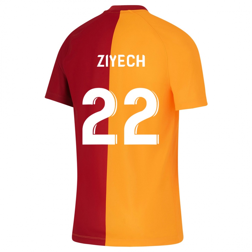 Niño Camiseta Hakim Ziyech #22 Naranja 1ª Equipación 2023/24 La Camisa