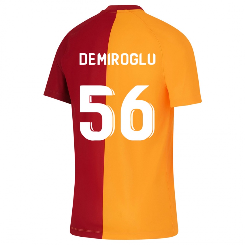 Niño Camiseta Baran Demiroğlu #56 Naranja 1ª Equipación 2023/24 La Camisa
