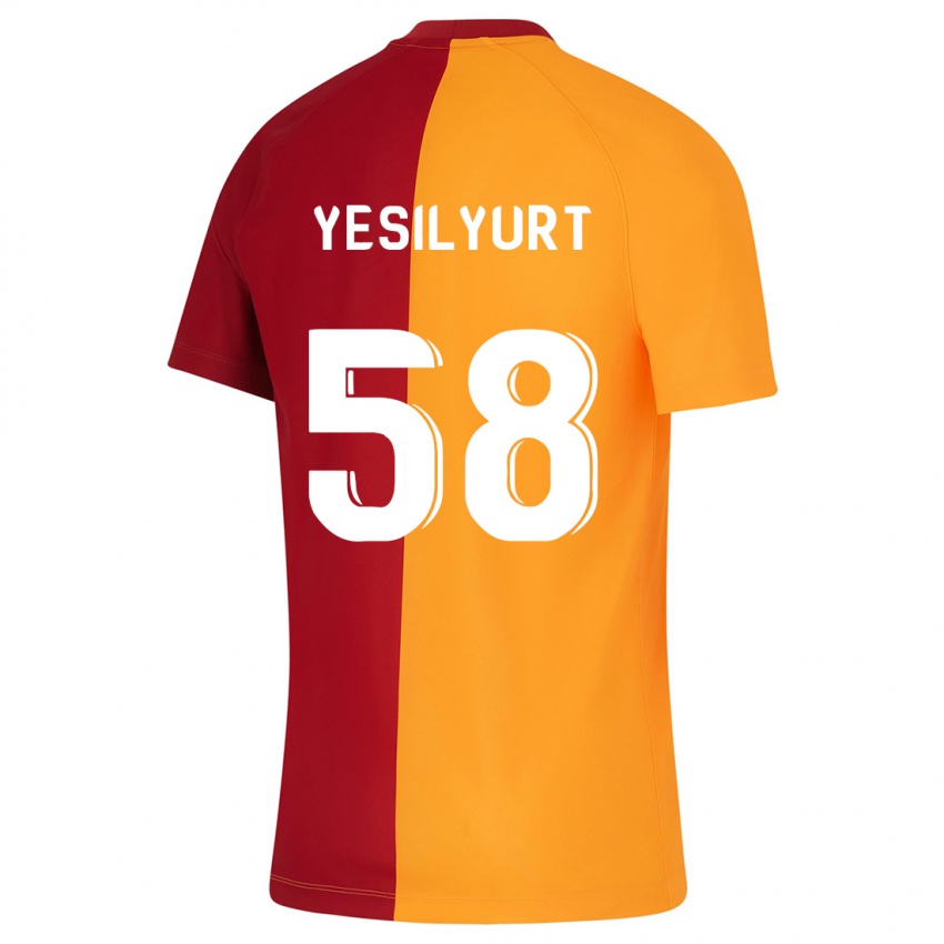 Niño Camiseta Ali Yeşilyurt #58 Naranja 1ª Equipación 2023/24 La Camisa