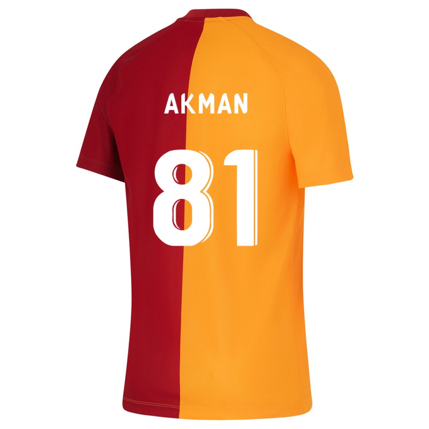 Niño Camiseta Hamza Akman #81 Naranja 1ª Equipación 2023/24 La Camisa