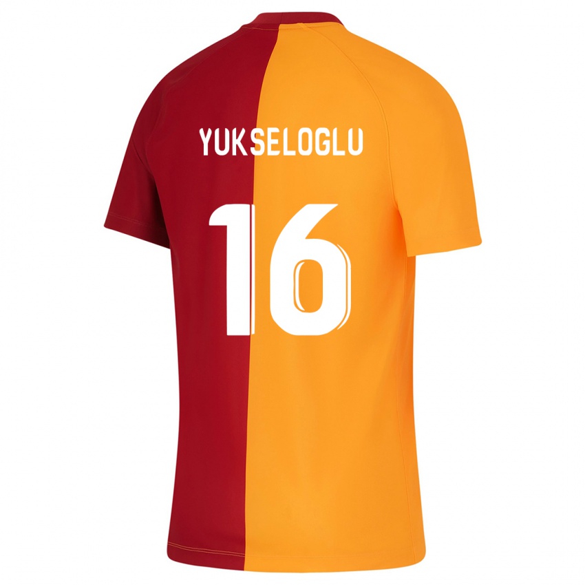 Niño Camiseta Ayaz Yükseloğlu #16 Naranja 1ª Equipación 2023/24 La Camisa