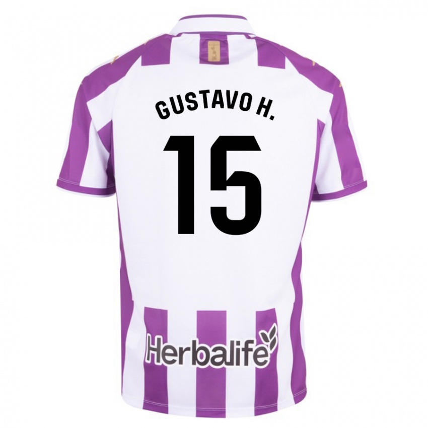 Niño Camiseta Gustavo Henrique #15 Morado 1ª Equipación 2023/24 La Camisa