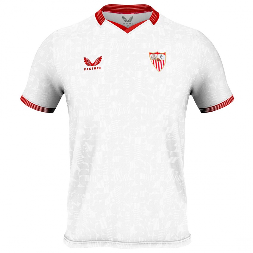Niño Camiseta Gonzalo Ballesteros #0 Blanco 1ª Equipación 2023/24 La Camisa