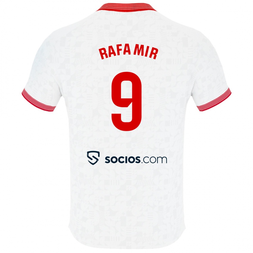 Niño Camiseta Rafa Mir #9 Blanco 1ª Equipación 2023/24 La Camisa
