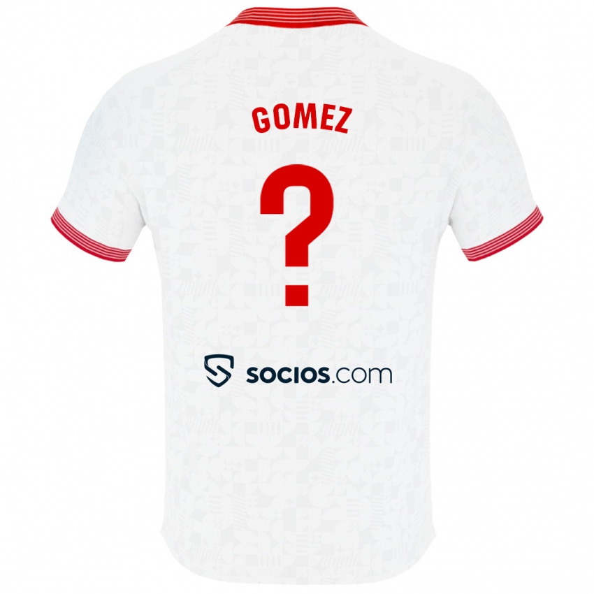 Niño Camiseta Raúl Gómez #0 Blanco 1ª Equipación 2023/24 La Camisa