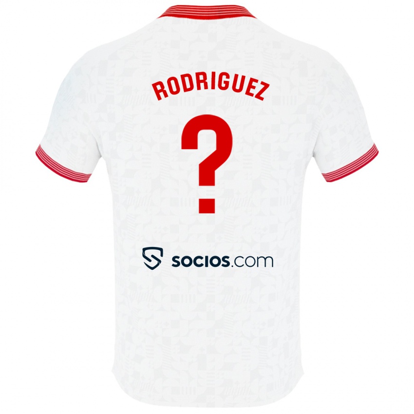 Niño Camiseta Carlos Rodríguez #30 Blanco 1ª Equipación 2023/24 La Camisa