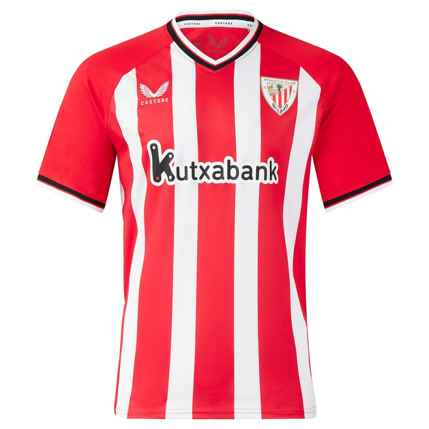 Niño Camiseta Nico Williams #11 Rojo 1ª Equipación 2023/24 La Camisa