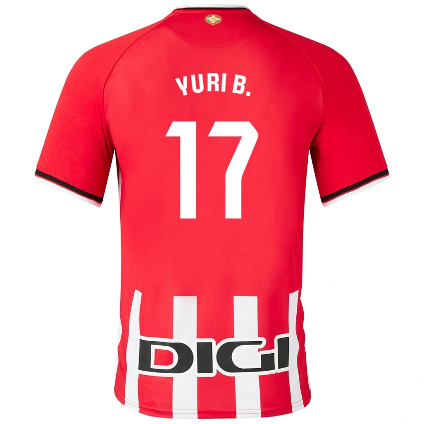 Niño Camiseta Yuri Berchiche #17 Rojo 1ª Equipación 2023/24 La Camisa