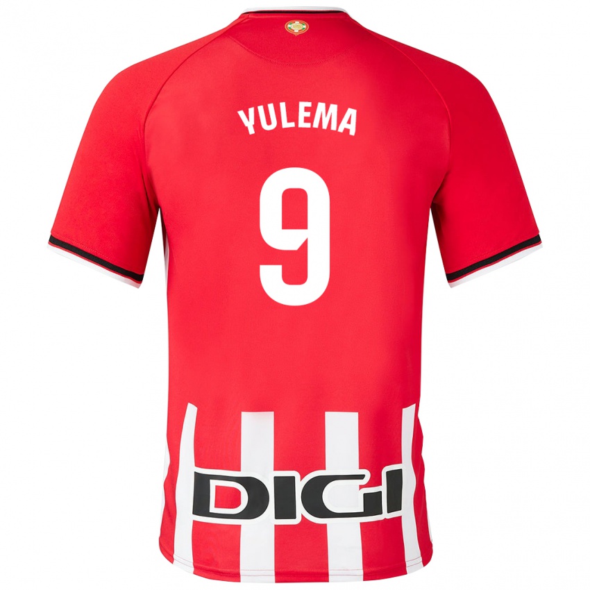 Niño Camiseta Yulema Corres Somovilla #9 Rojo 1ª Equipación 2023/24 La Camisa