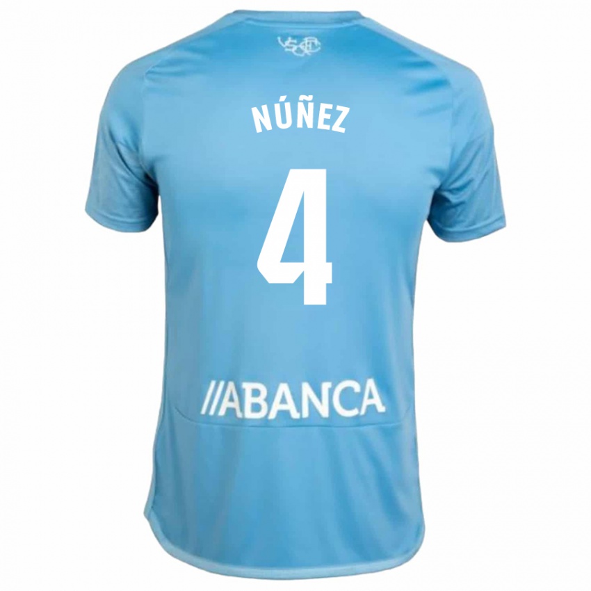 Niño Camiseta Unai Núñez #4 Azul 1ª Equipación 2023/24 La Camisa
