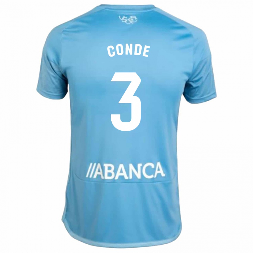 Niño Camiseta Martín Conde #3 Azul 1ª Equipación 2023/24 La Camisa