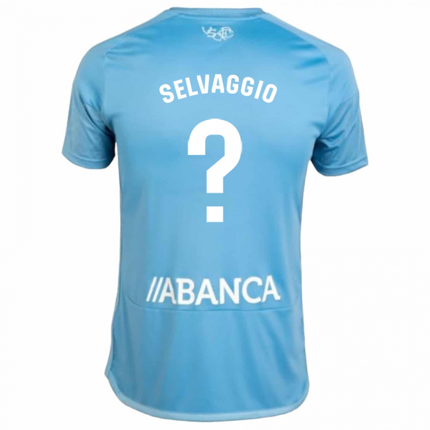 Niño Camiseta Nico Selvaggio #0 Azul 1ª Equipación 2023/24 La Camisa