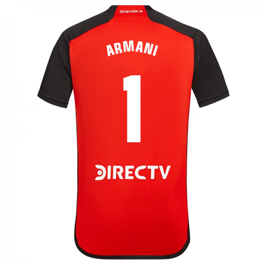 Niño Camiseta Franco Armani #1 Rojo 2ª Equipación 2023/24 La Camisa