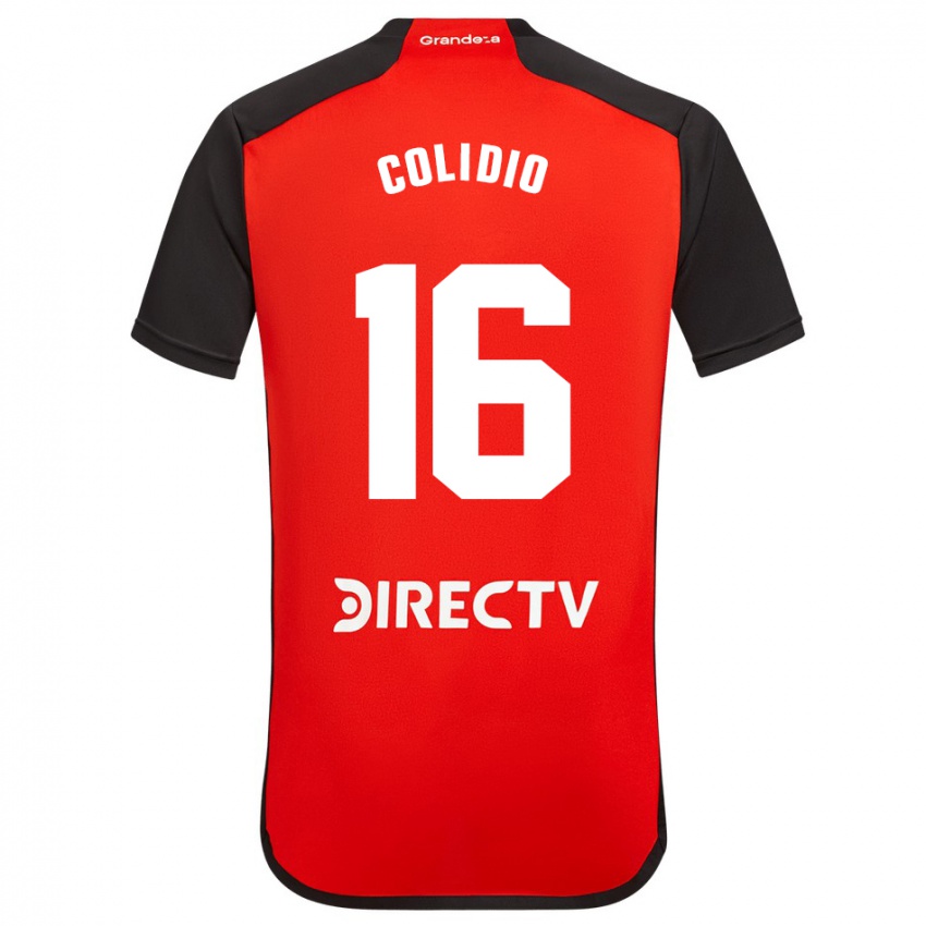 Niño Camiseta Facundo Colidio #16 Rojo 2ª Equipación 2023/24 La Camisa