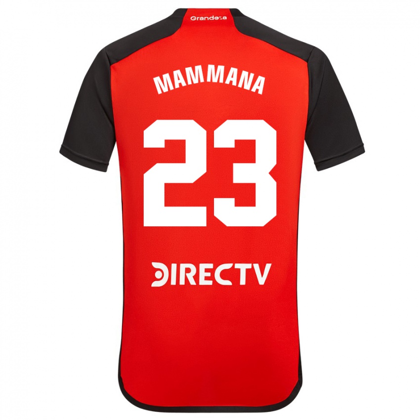 Niño Camiseta Emanuel Mammana #23 Rojo 2ª Equipación 2023/24 La Camisa