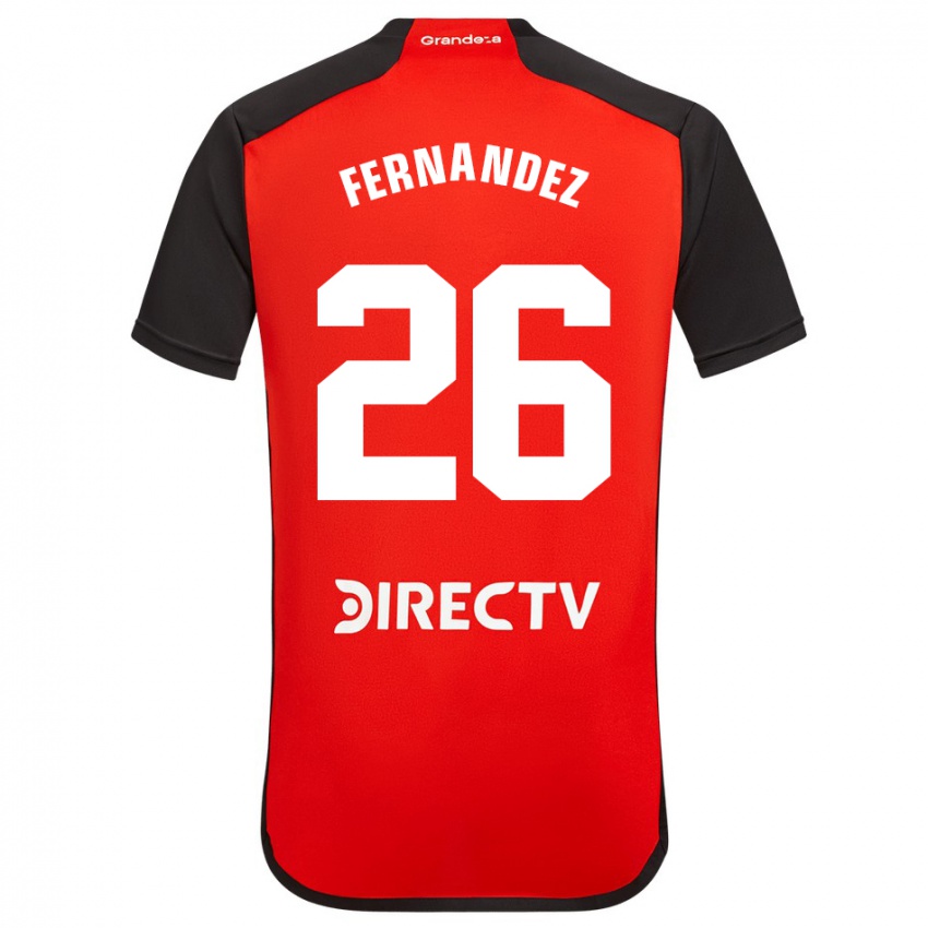 Niño Camiseta Nacho Fernández #26 Rojo 2ª Equipación 2023/24 La Camisa