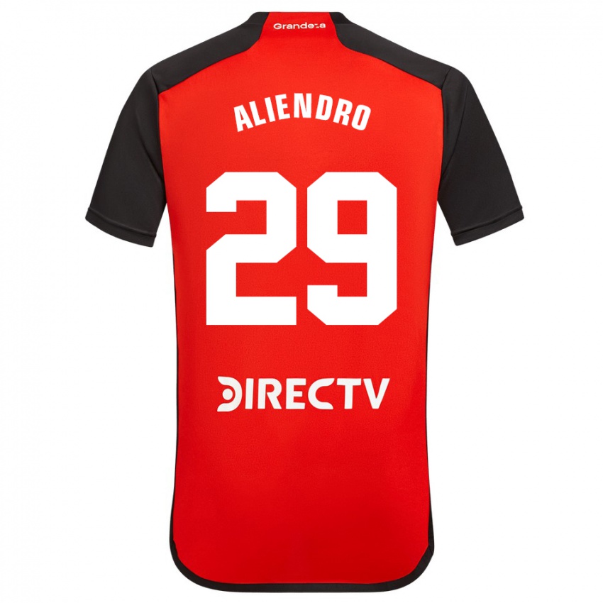 Niño Camiseta Rodrigo Aliendro #29 Rojo 2ª Equipación 2023/24 La Camisa
