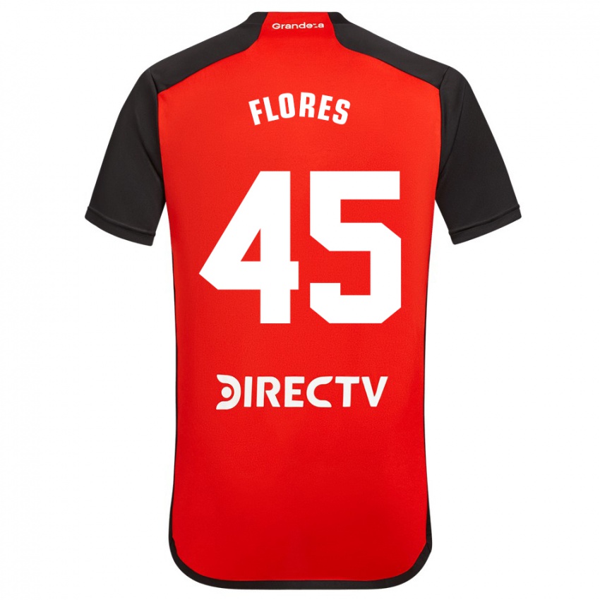 Niño Camiseta Joaquín Flores #45 Rojo 2ª Equipación 2023/24 La Camisa