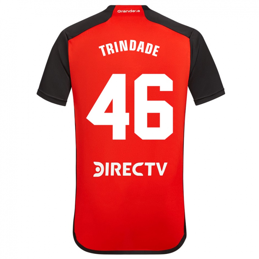 Niño Camiseta Gonzalo Trindade #46 Rojo 2ª Equipación 2023/24 La Camisa