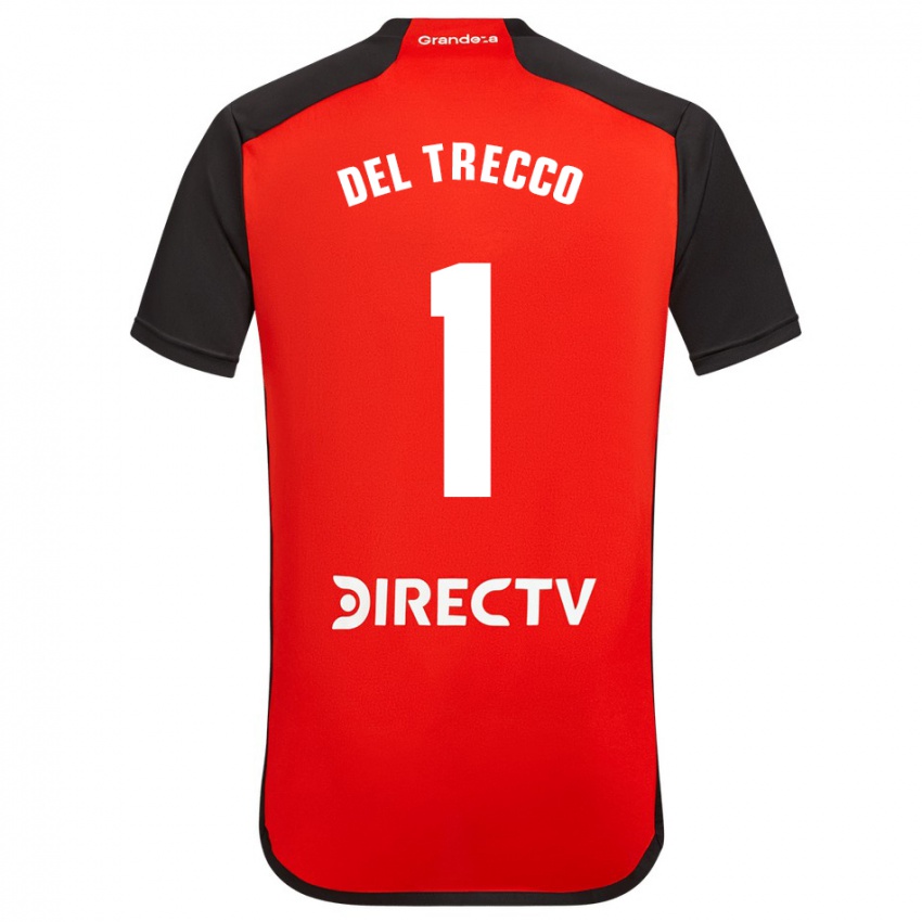Niño Camiseta Martina Del Trecco #1 Rojo 2ª Equipación 2023/24 La Camisa