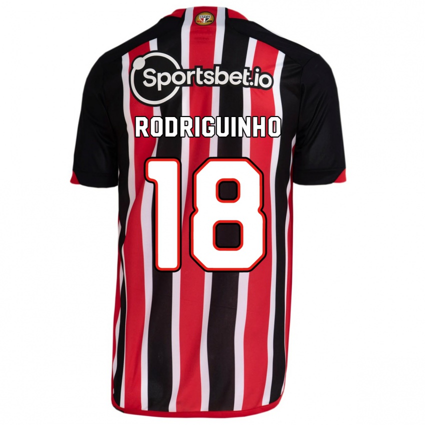 Niño Camiseta Rodriguinho #18 Azul Rojo 2ª Equipación 2023/24 La Camisa