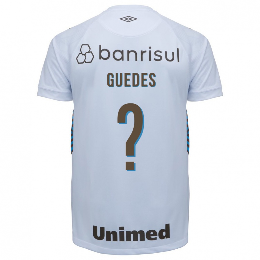 Niño Camiseta Guilherme Guedes #0 Blanco 2ª Equipación 2023/24 La Camisa