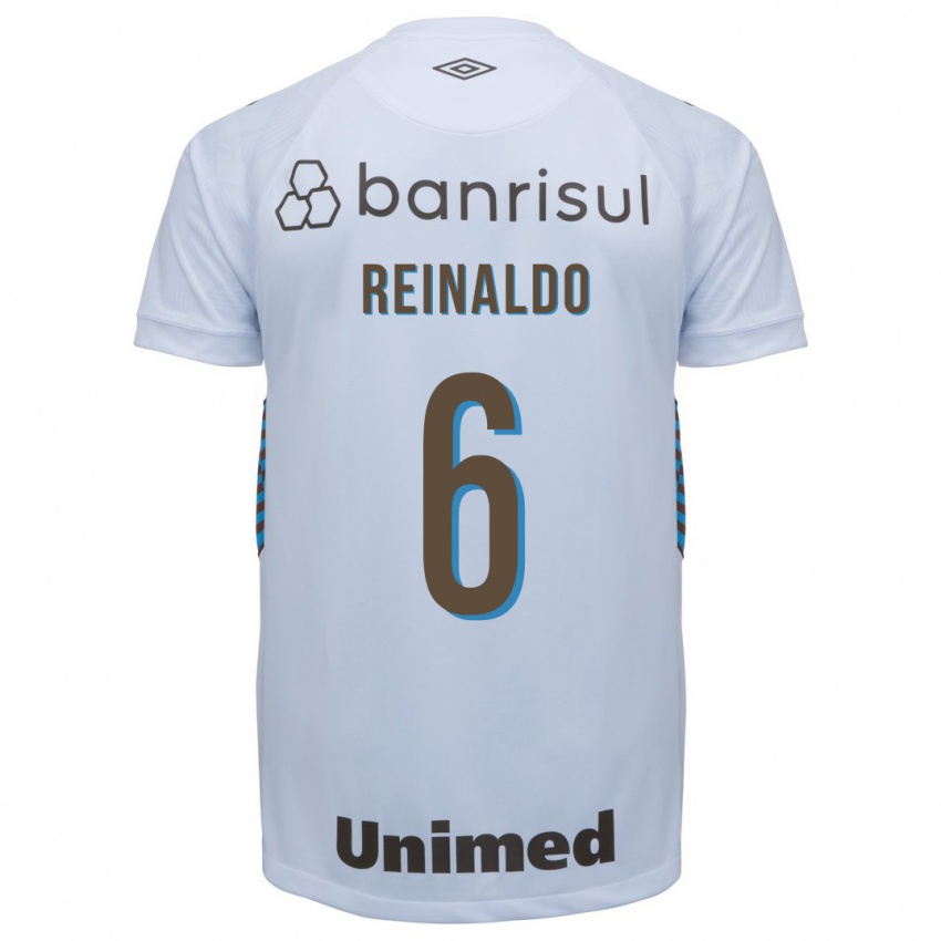 Niño Camiseta Reinaldo #6 Blanco 2ª Equipación 2023/24 La Camisa