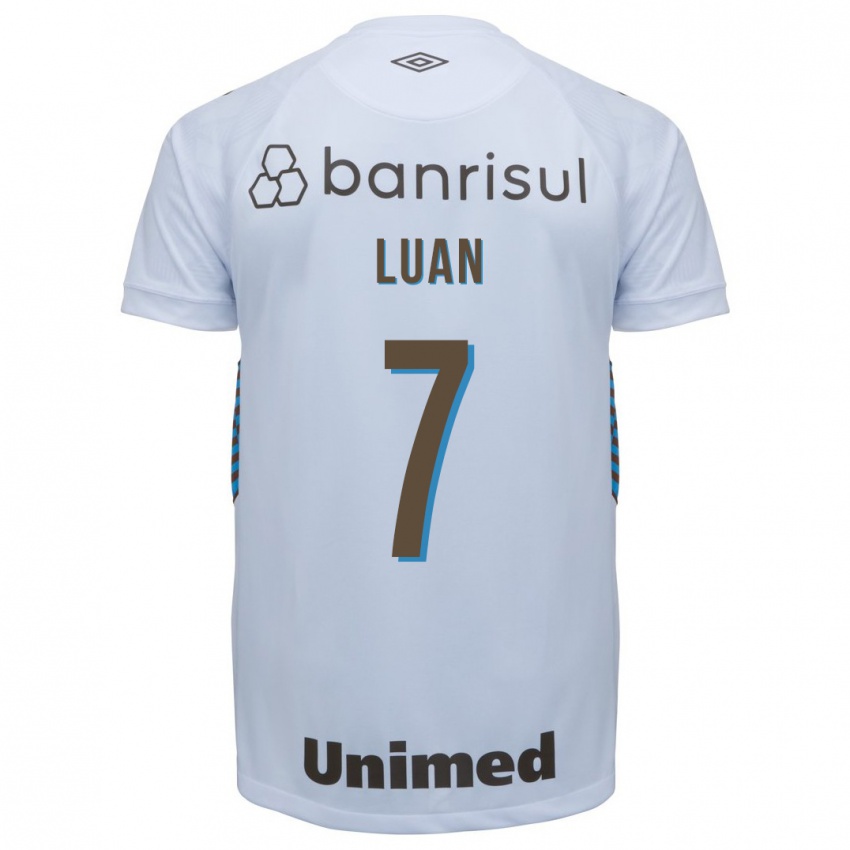 Niño Camiseta Luan #7 Blanco 2ª Equipación 2023/24 La Camisa