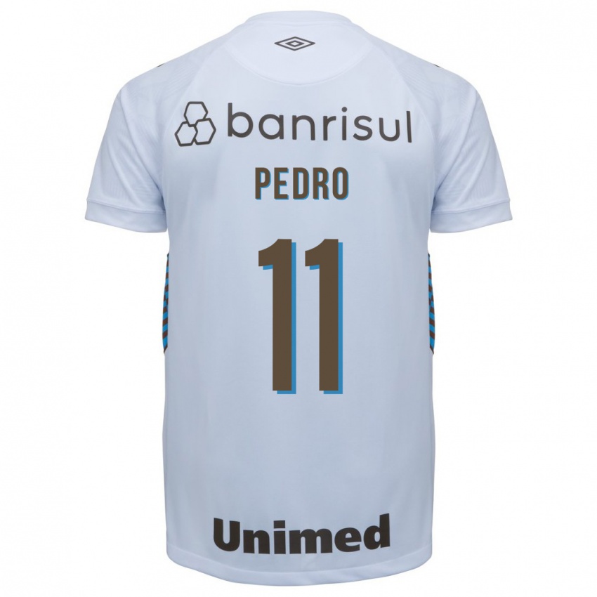 Niño Camiseta João Pedro #11 Blanco 2ª Equipación 2023/24 La Camisa