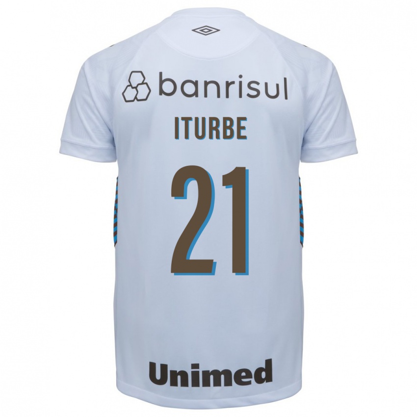 Niño Camiseta Juan Iturbe #21 Blanco 2ª Equipación 2023/24 La Camisa