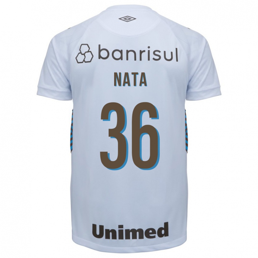 Niño Camiseta Natã #36 Blanco 2ª Equipación 2023/24 La Camisa