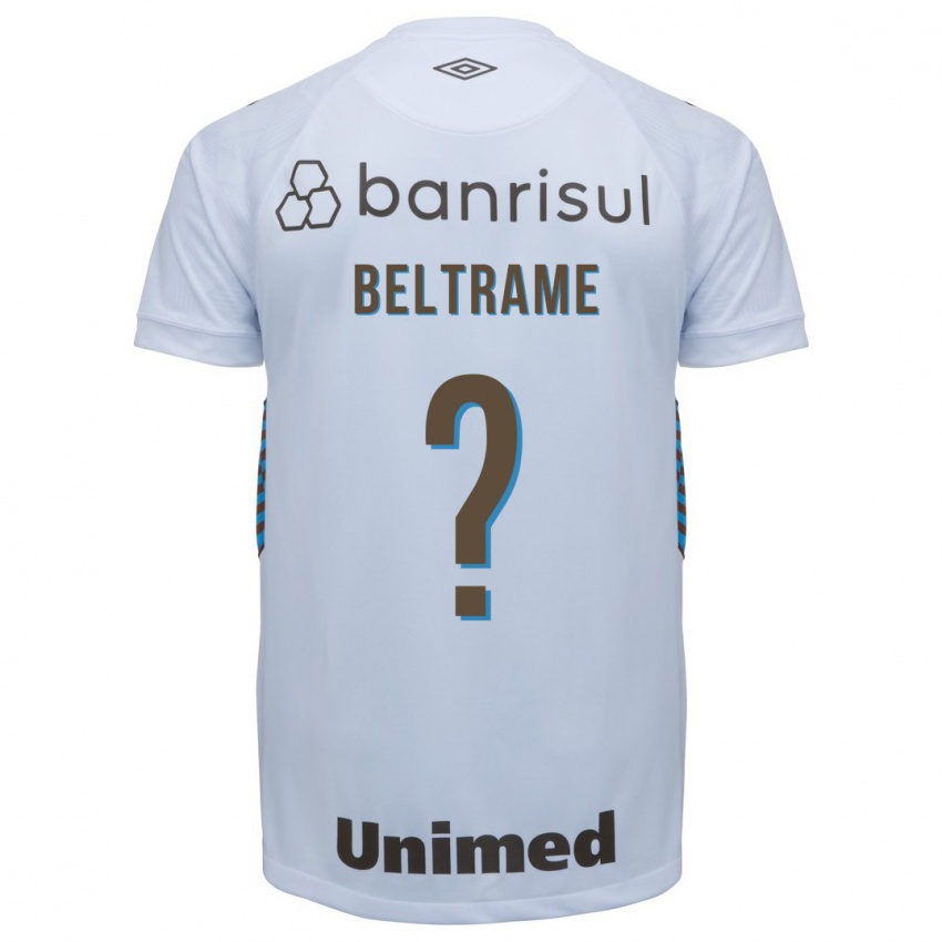 Niño Camiseta Thiago Beltrame #0 Blanco 2ª Equipación 2023/24 La Camisa