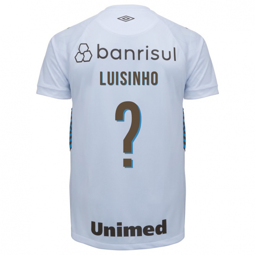 Niño Camiseta Luisinho #0 Blanco 2ª Equipación 2023/24 La Camisa