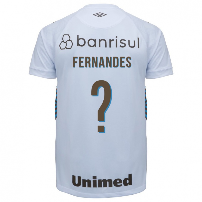 Niño Camiseta Nathan Fernandes #0 Blanco 2ª Equipación 2023/24 La Camisa