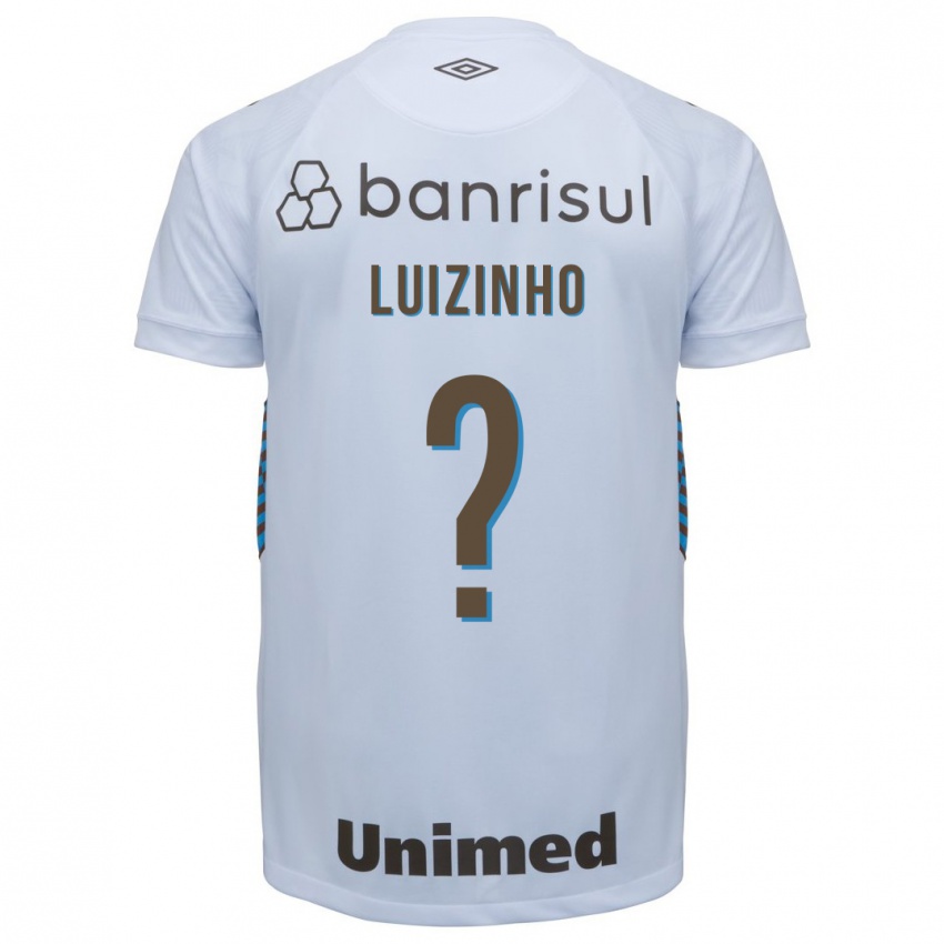 Niño Camiseta Luizinho #0 Blanco 2ª Equipación 2023/24 La Camisa