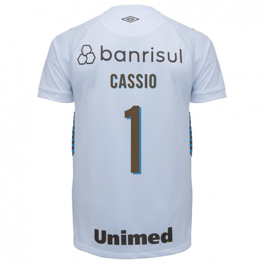 Niño Camiseta Cássio #1 Blanco 2ª Equipación 2023/24 La Camisa