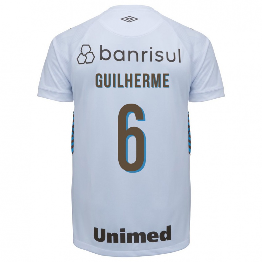 Niño Camiseta Zé Guilherme #6 Blanco 2ª Equipación 2023/24 La Camisa
