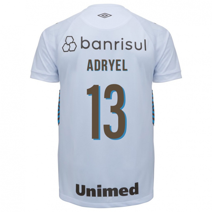 Niño Camiseta Adryel #13 Blanco 2ª Equipación 2023/24 La Camisa