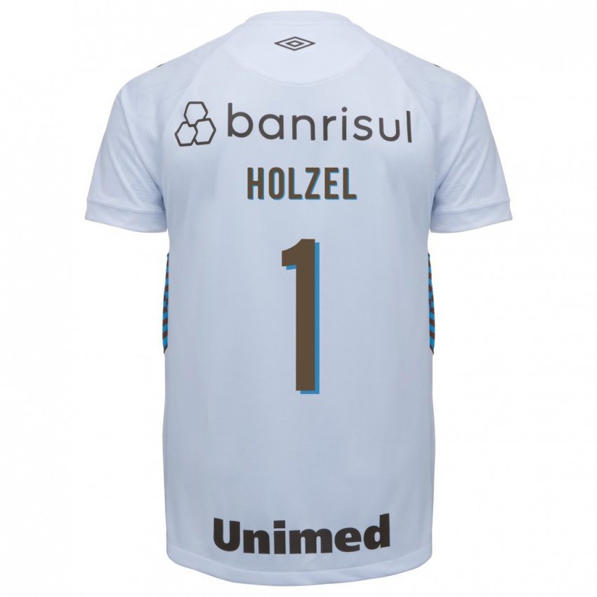 Niño Camiseta Vivi Holzel #1 Blanco 2ª Equipación 2023/24 La Camisa