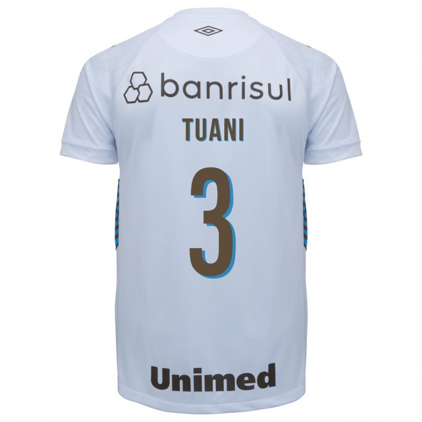 Niño Camiseta Tuani #3 Blanco 2ª Equipación 2023/24 La Camisa