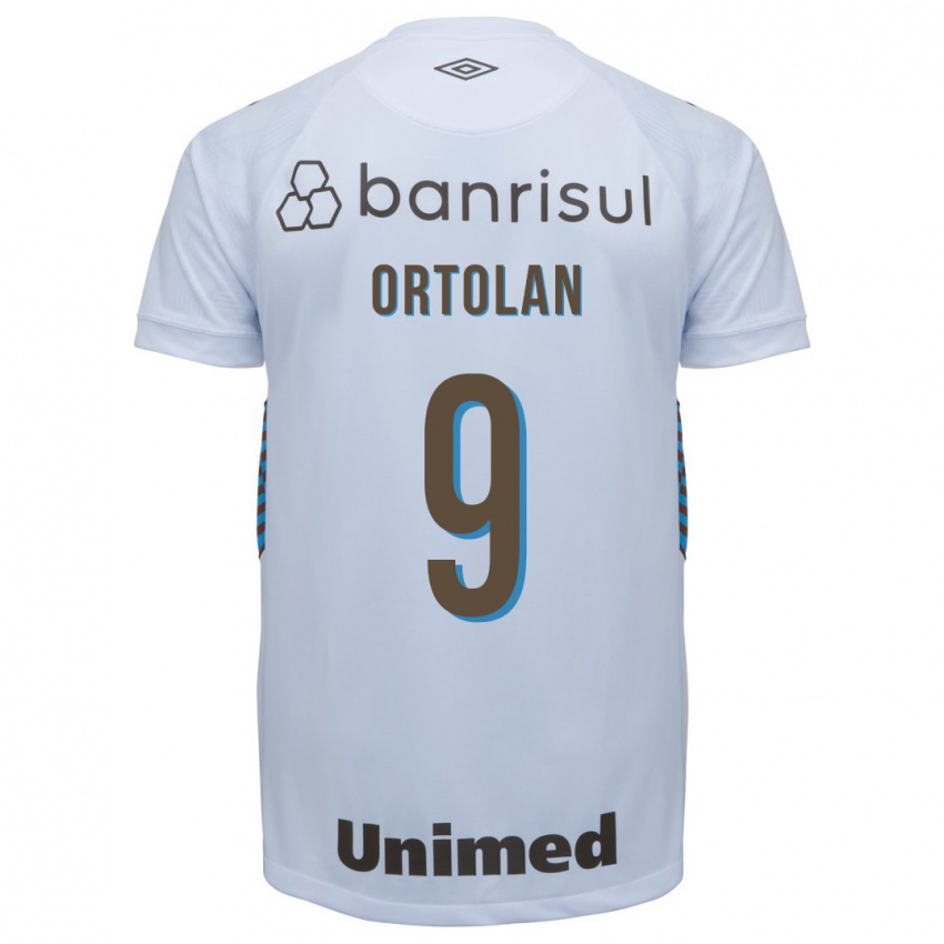 Niño Camiseta Dani Ortolan #9 Blanco 2ª Equipación 2023/24 La Camisa