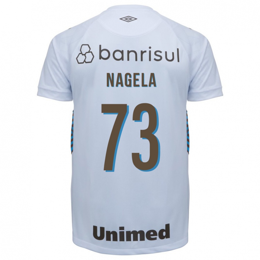 Niño Camiseta Nágela #73 Blanco 2ª Equipación 2023/24 La Camisa