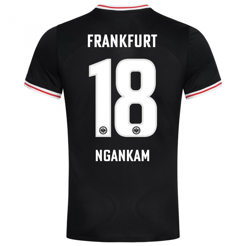 Niño Camiseta Jessic Ngankam #18 Negro 2ª Equipación 2023/24 La Camisa
