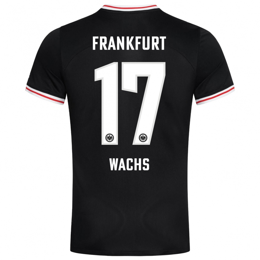Niño Camiseta Marc Wachs #17 Negro 2ª Equipación 2023/24 La Camisa